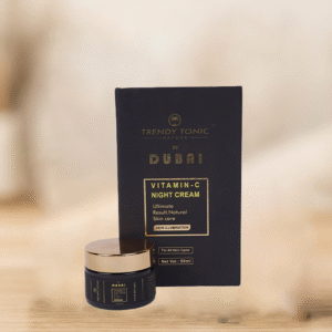 Trendy Tonic Dubai Vitamin C Night Cream for Skin Illumination, All Skin Types, 50ml